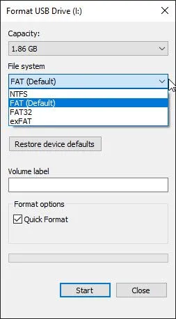 formatage-clé-usb-fat32