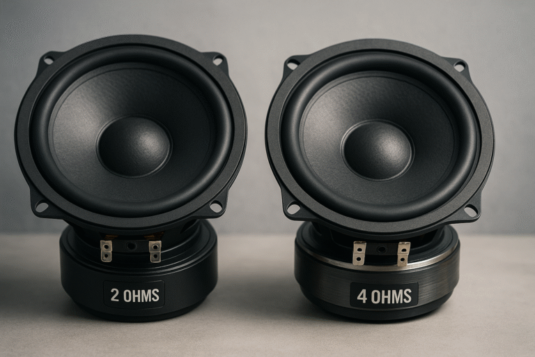 haut parleurs voiture ohms